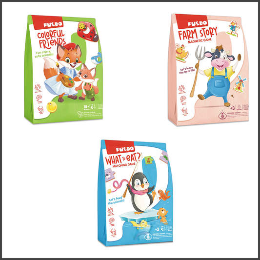 Puedo 3’lü Montessori Esintili Keşif Set