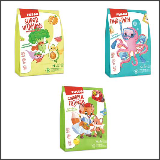 Puedo 3’lü Montessori Esintili Gelişim Seti