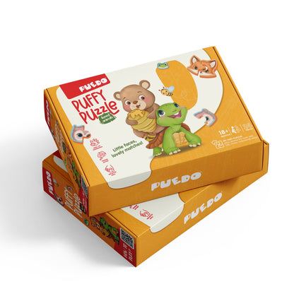 Puffy Puzzle Forest Animals