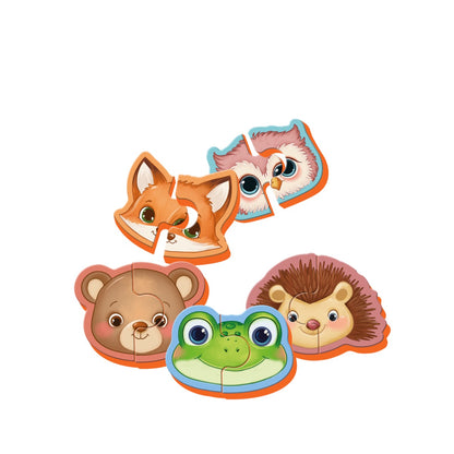 Puffy Puzzle Forest Animals