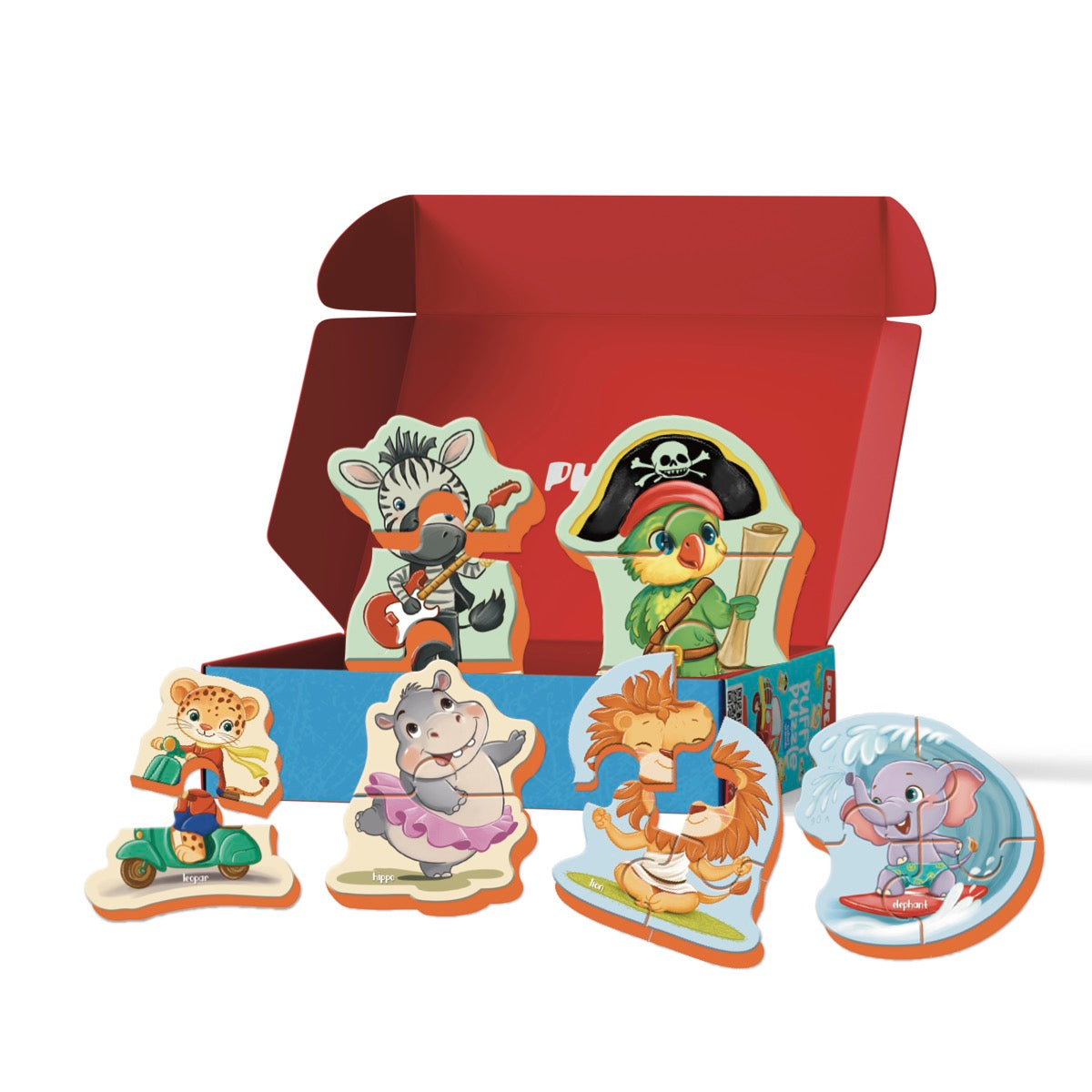 Puffy Puzzle Safari Animals