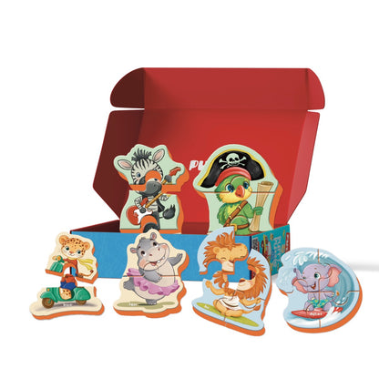 Puffy Puzzle Safari Animals