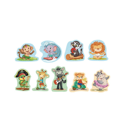 Puffy Puzzle Safari Animals
